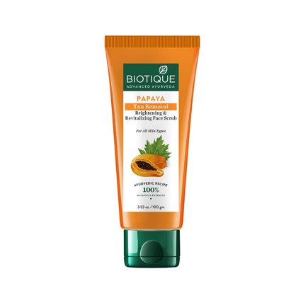 Biotique Face Scrub Papaya Tan Removal 